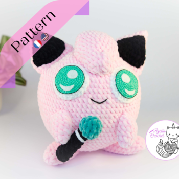 Roudoudou Jigglypuff Pokemon crochet pattern