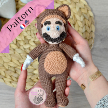 Mario tanuki raccoon crochet pattern Super Mario Bros