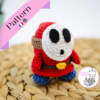 Maskass Shy Guy crochet pattern super Mario bros