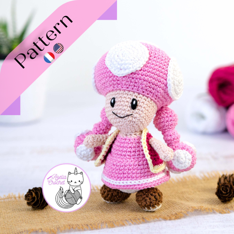 Toadette crochet pattern Super Mario Bros