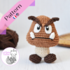 Goomba Super Mario Bros crochet pattern