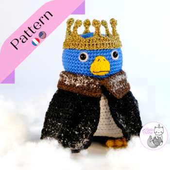 CROCHET PATTERN - Roi Pingouin Super Mario bros le film - PDF file- Français, Anglais